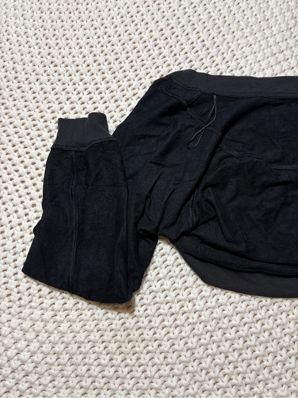 lululemon French Terry long sleeve shrug in black size 6 - Picture 8 of 15